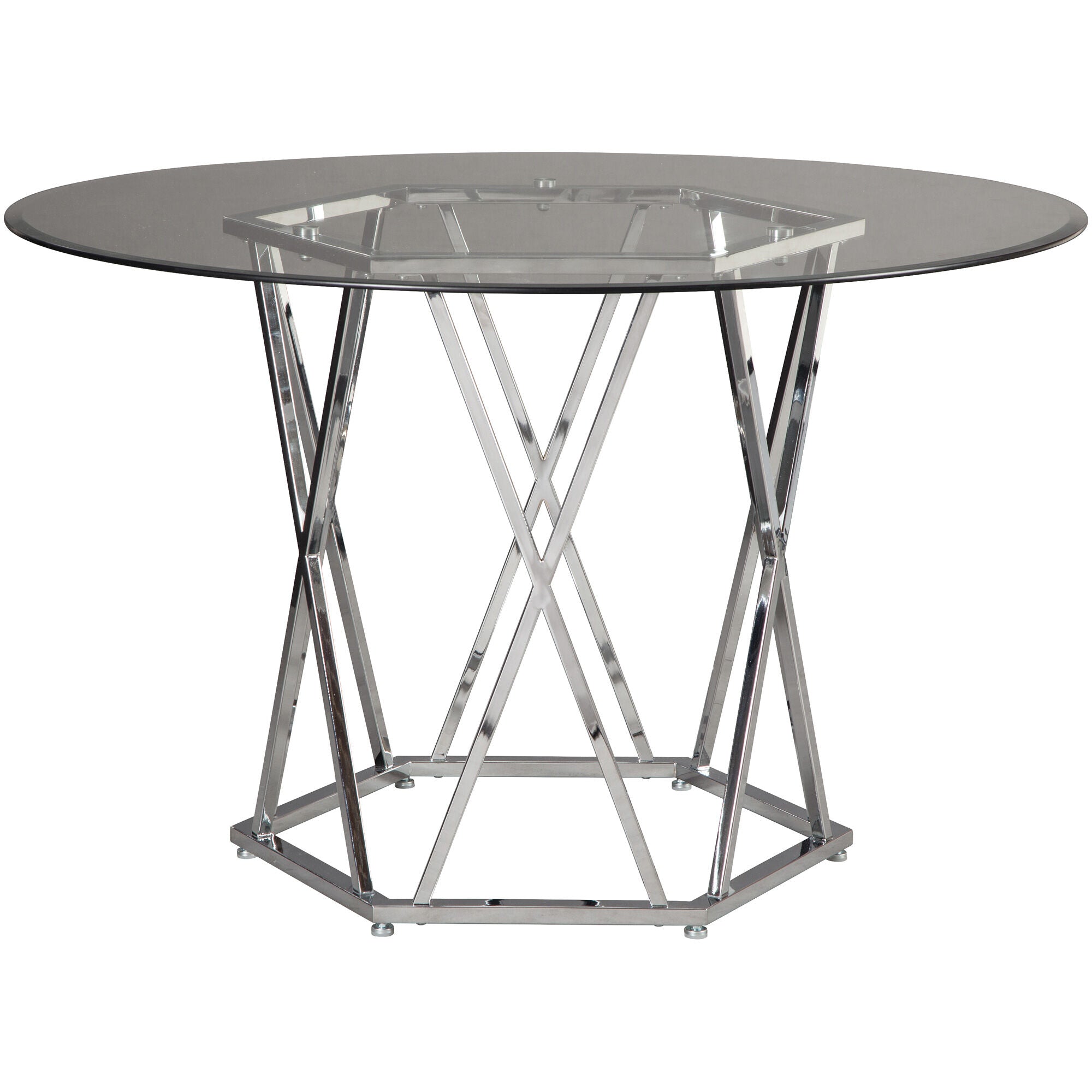 Ashley Furniture | Madanere Dining Table | Chrome