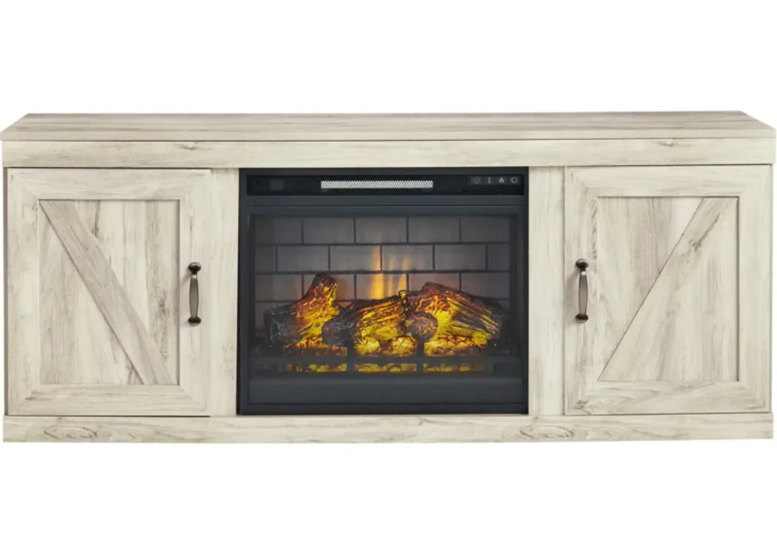 Ashley Furniture | Bellaby Fireplace Console | Whitewash