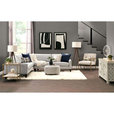 Scout Fog 2 Piece Right Loveseat Sectional Sofa