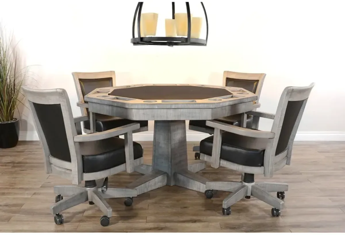 | Summit County 5 Piece Game Dining Set | Alpine Gray