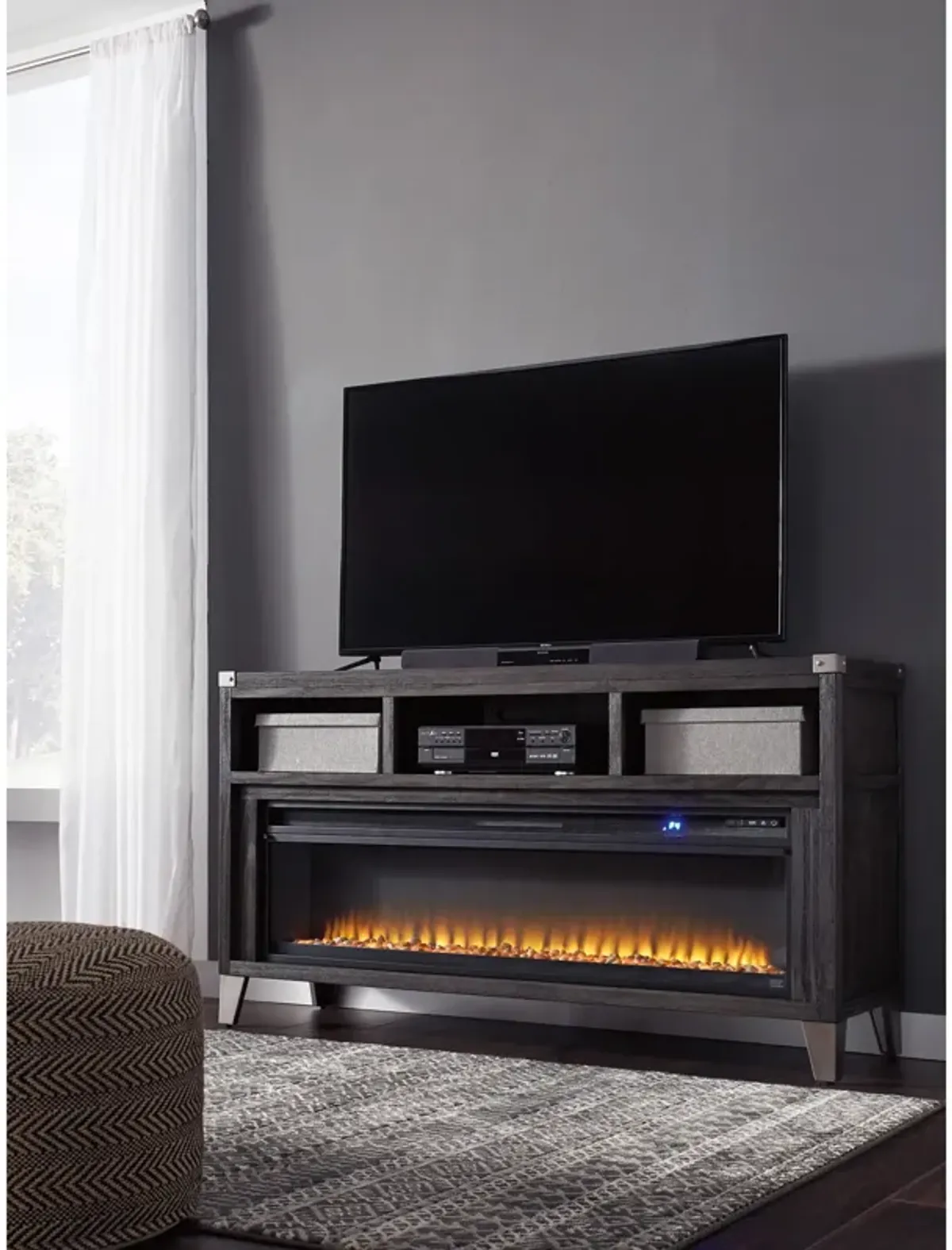 Todoe 65 Inch Fireplace Console