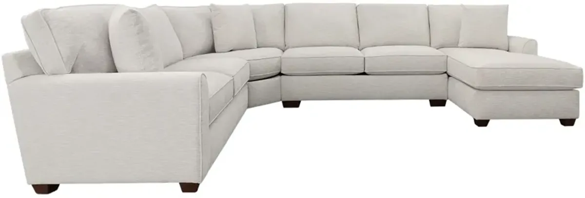 Connections Flare 4 Piece Right Chaise Wedge Sectional