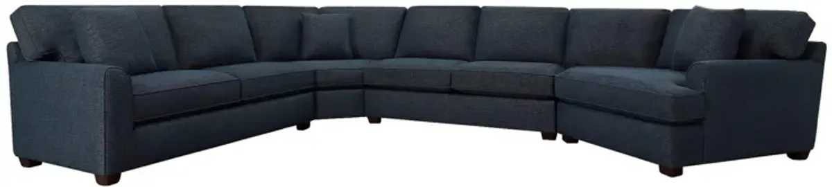 Connections Flare 4 Piece Right Cuddler Wedge Sectional