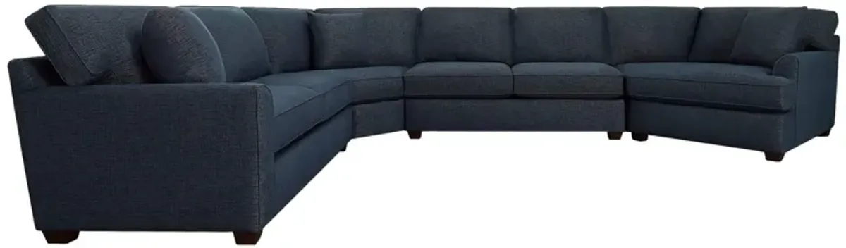 Connections Flare 4 Piece Right Cuddler Wedge Sectional