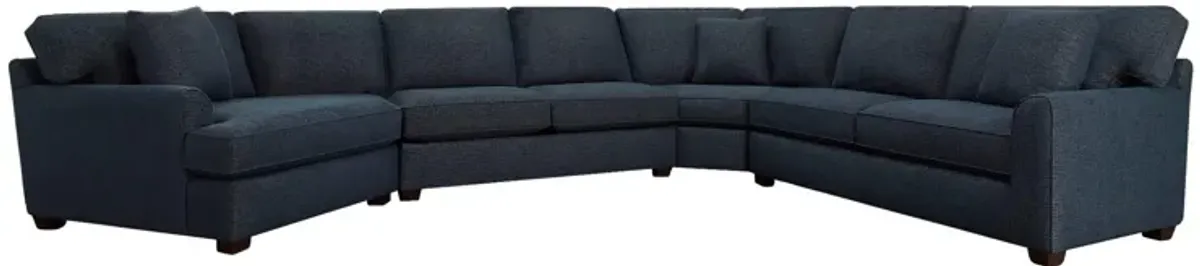 Connections Flare 4 Piece Left Cuddler Wedge Sectional