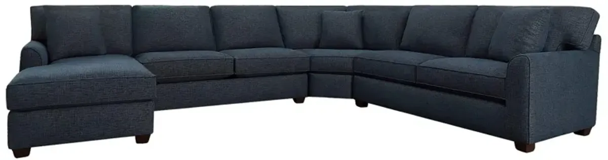 Connections Flare 4 Piece Left Chaise Wedge Sectional