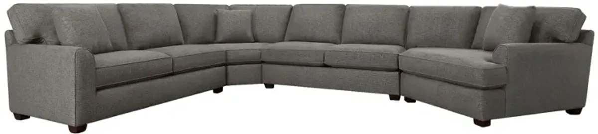 Connections Flare 4 Piece Right Cuddler Wedge Sectional