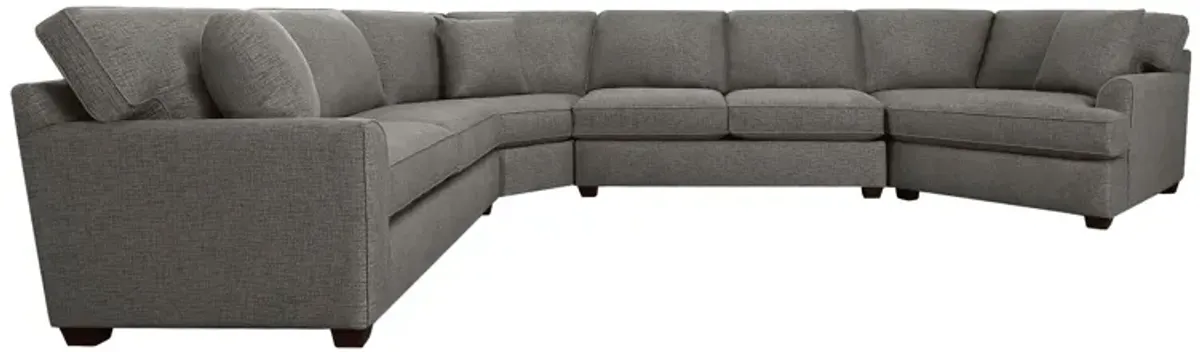 Connections Flare 4 Piece Right Cuddler Wedge Sectional