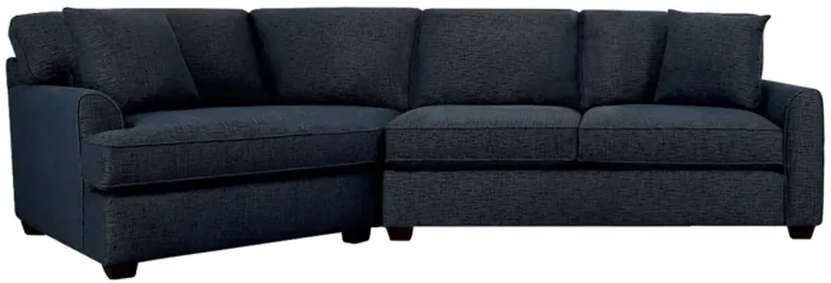 Style Line Connections Flare Left Cuddler Sofa
