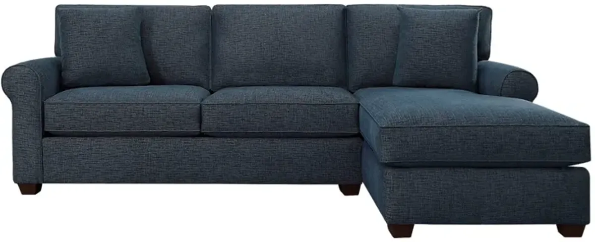 | Connections Roll Right Chaise Sofa Sectional | Ocean