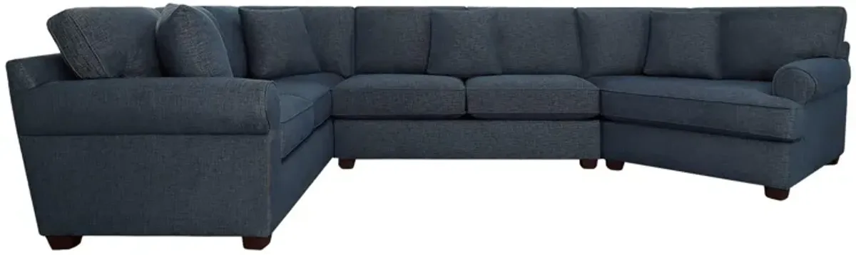 Connections Roll 3 Piece Right Cuddler Sectional