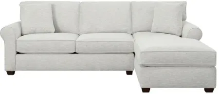 Connections Dove Roll Right Chaise Sofa