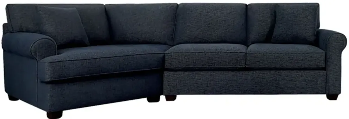 Style Line Connections Roll Left Cuddler Sofa
