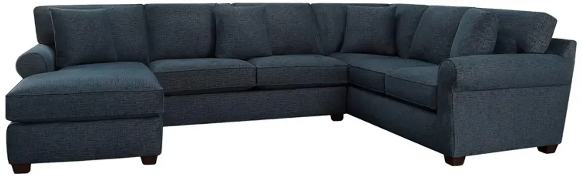 Connections Roll 3 Piece Left Chaise Sectional