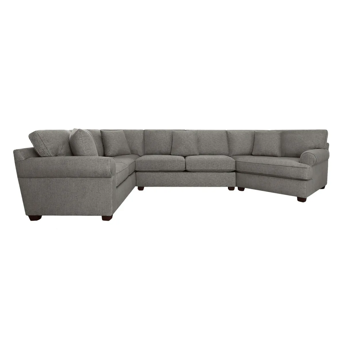 Connections Roll 3 Piece Right Cuddler Sectional