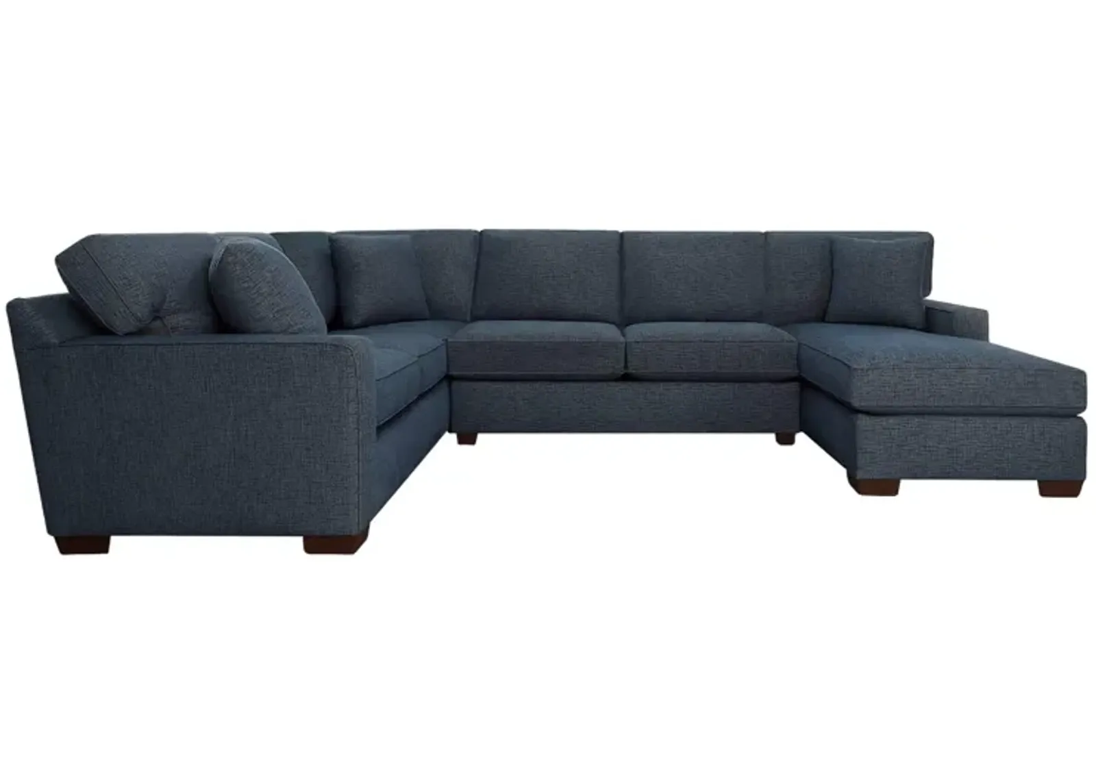 | Connections Track 3 Piece Right Chaise Sectional | Ocean