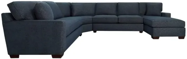 Style Line Connections Track 4 Piece Right Chaise Wedge Sectional