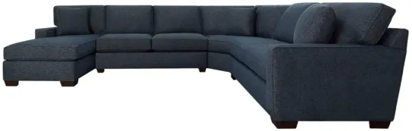 Style Line Connections Track 4 Piece Left Chaise Wedge Sectional