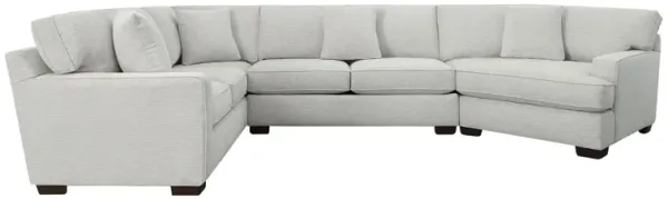 Style Line Connections Track 3 Piece Right Cuddler Sectional