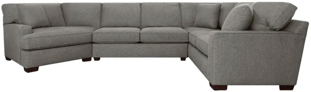 Connections Track 3 Piece Left Cuddler Sectional