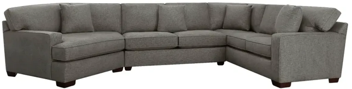 Connections Track 3 Piece Left Cuddler Sectional