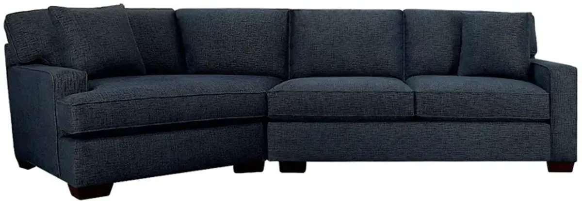 Style Line Connections Track Left Cuddler Sofa