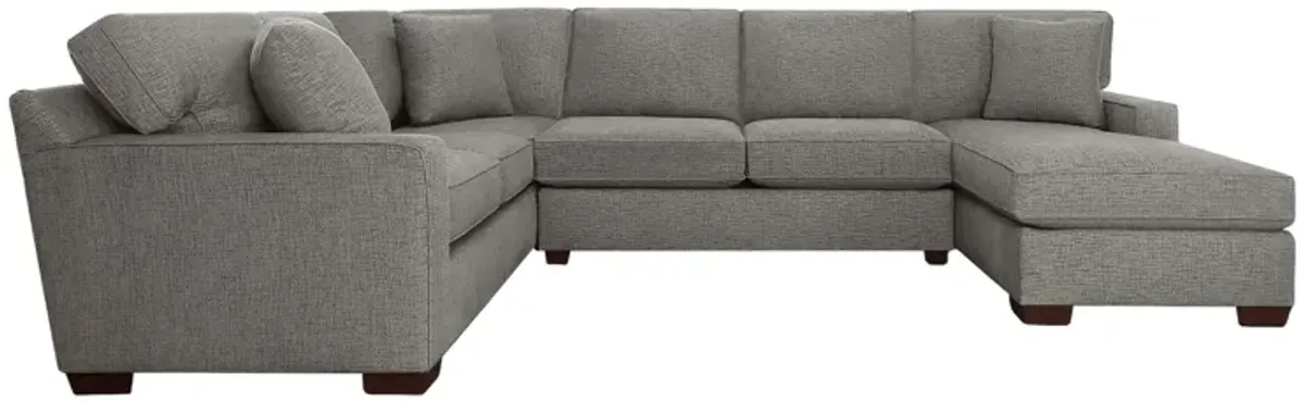 Connections Track 3 Piece Right Chaise Sectional