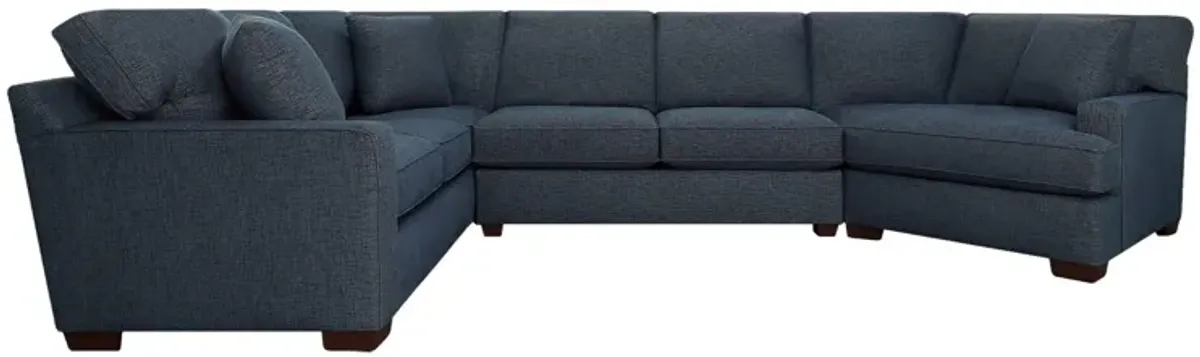 Connections Track 3 Piece Right Cuddler Sectional