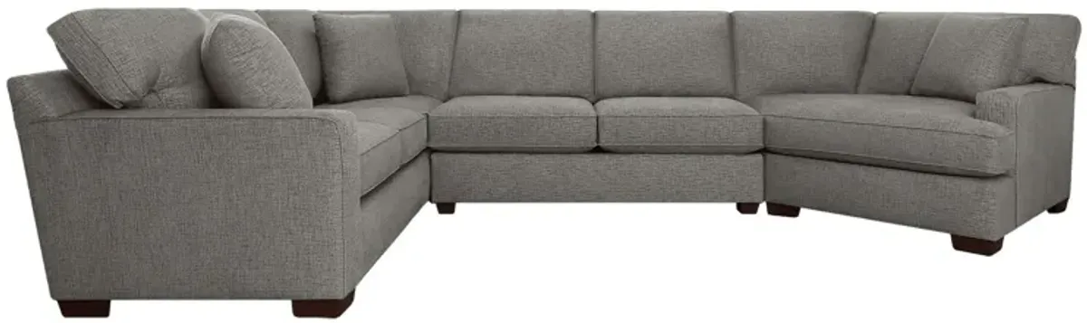 Connections Track 3 Piece Right Cuddler Sectional