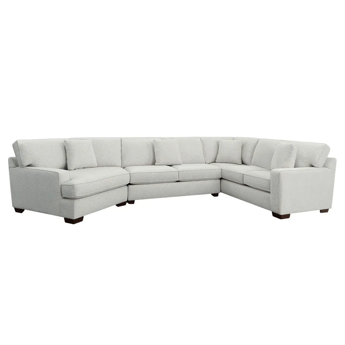 Connections Track 3 Piece Left Cuddler Sectional