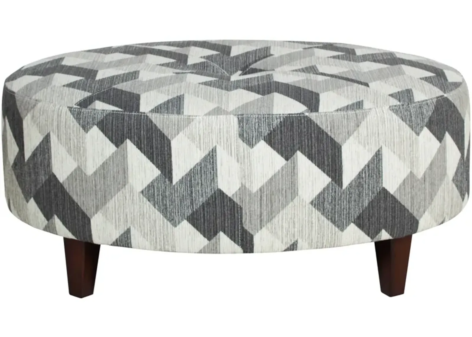 | Basin Accent Oval Ottoman | Graphite