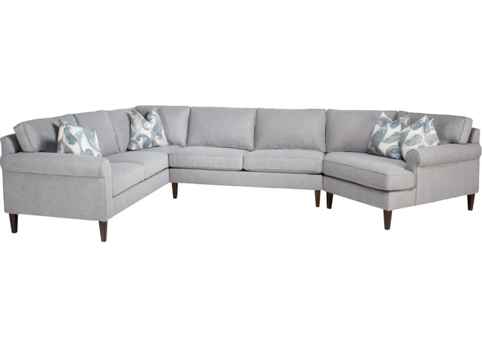 Tarren 3 Piece Right Cuddler Sectional