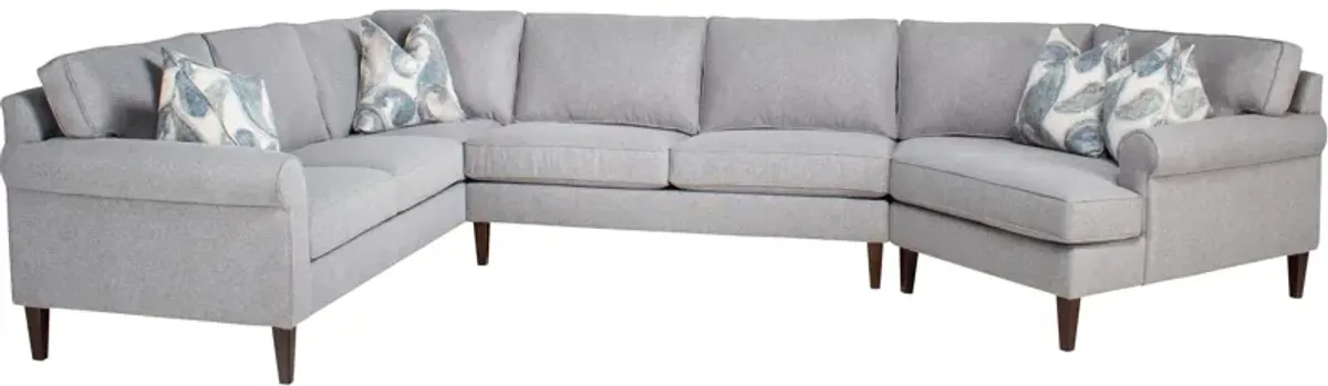 Tarren 3 Piece Right Cuddler Sectional