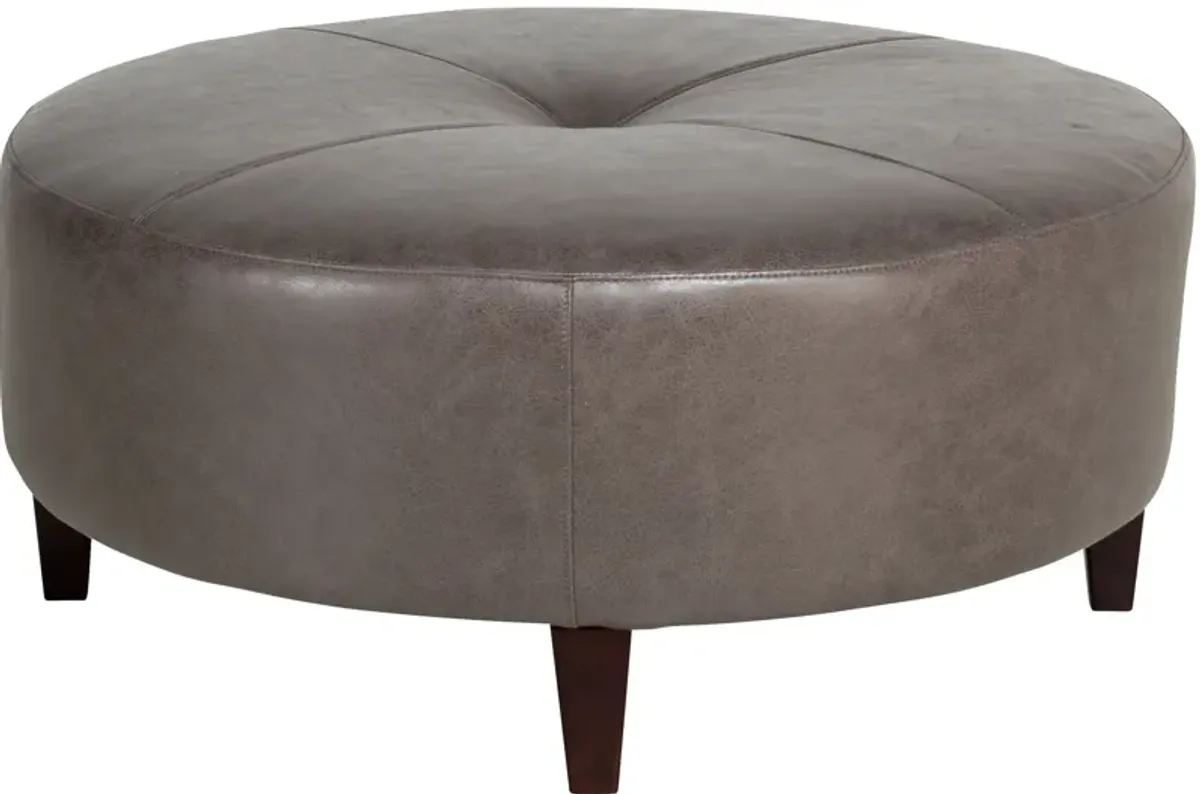 | Tarren Round Accent Ottoman | Seal