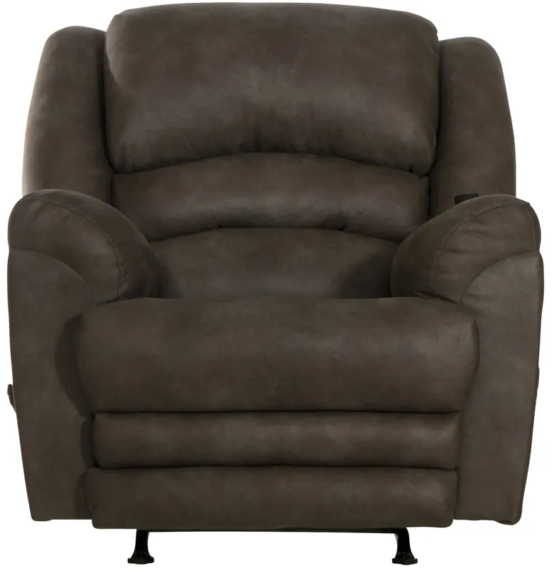 Catnapper | Hayden Chaise Rocker Recliner Chair | Walnut