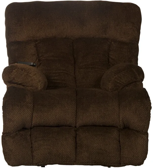 Sterling Chocolate Lay-Flat Power Recliner Chair