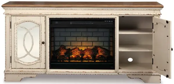 Ashley Furniture Realyn 74 Inch Fireplace Console