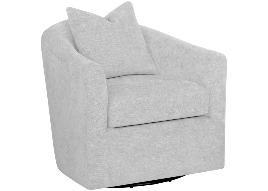 Franklin | Surf Swivel Accent Chair | Ash