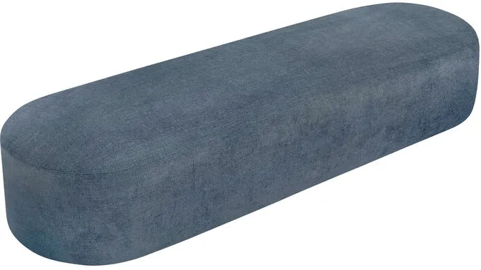 Surf Ink Long Oval Ottoman