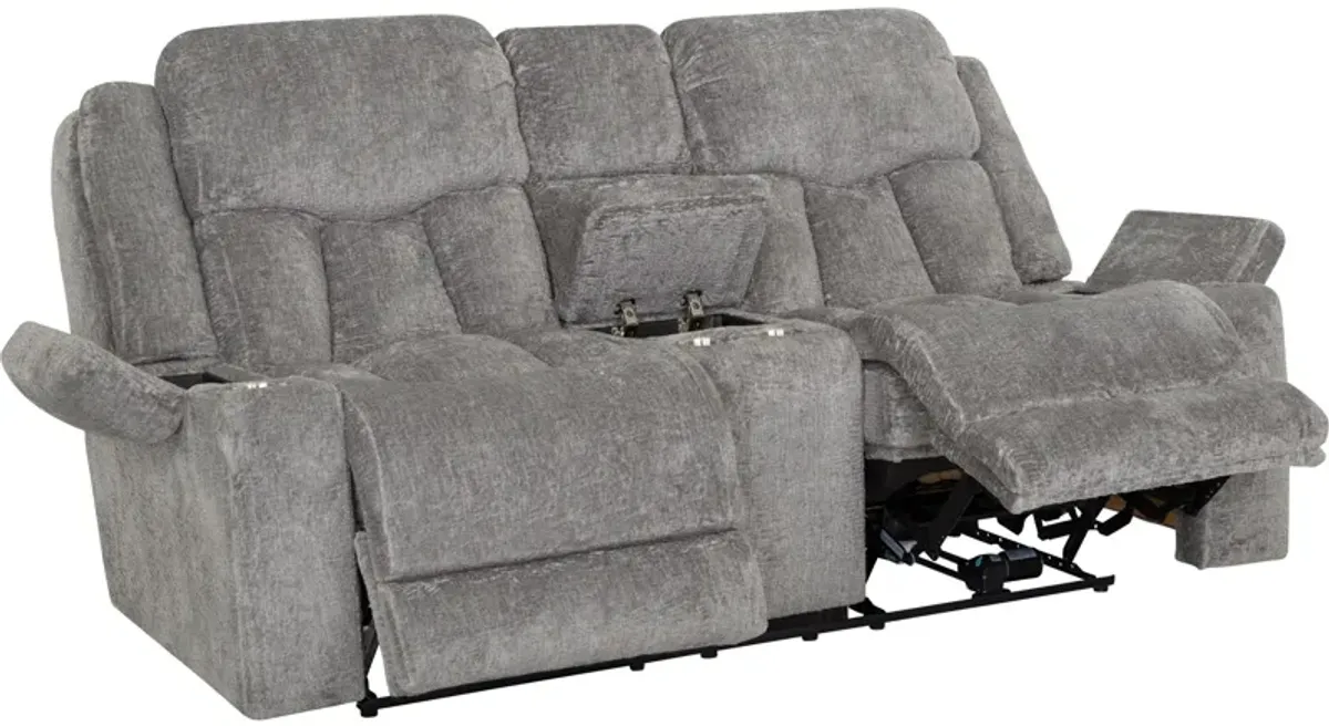 Aire Power+ Reclining Console Loveseat