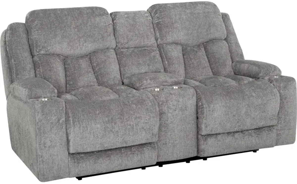 Aire Power+ Reclining Console Loveseat