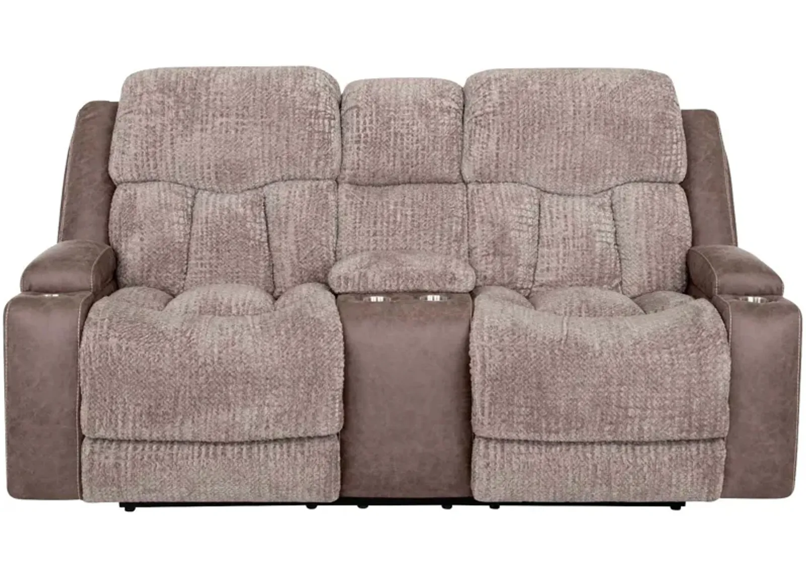 Aire Power+ Reclining Console Loveseat