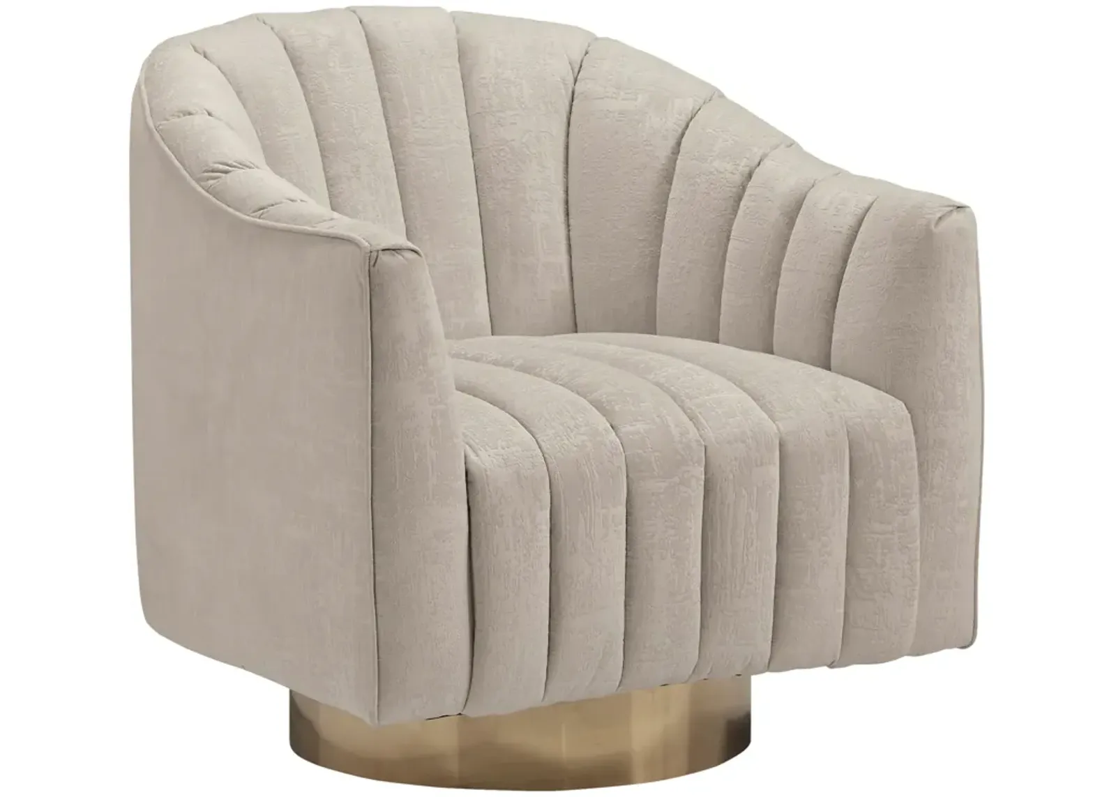 Ashley Furniture | Penzlin Swivel Accent Chair | Pearl