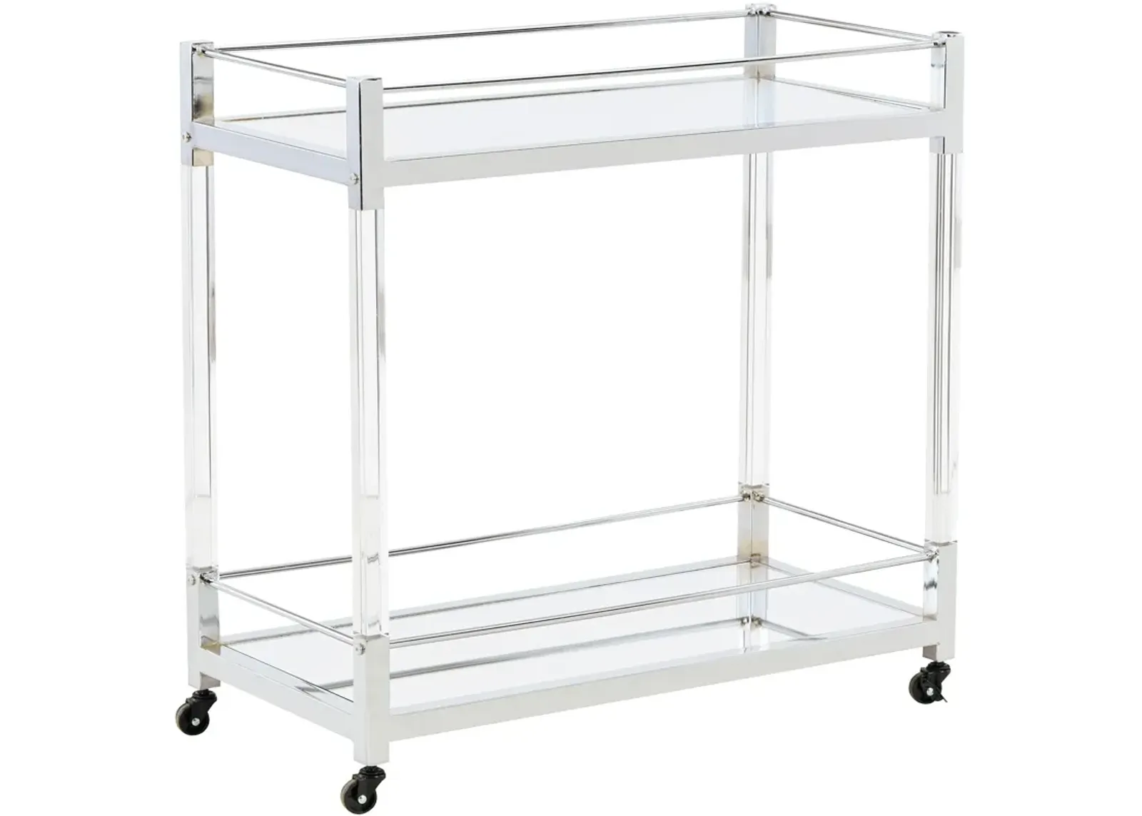 Ashley Furniture | Chaseton Bar Cart | Silver