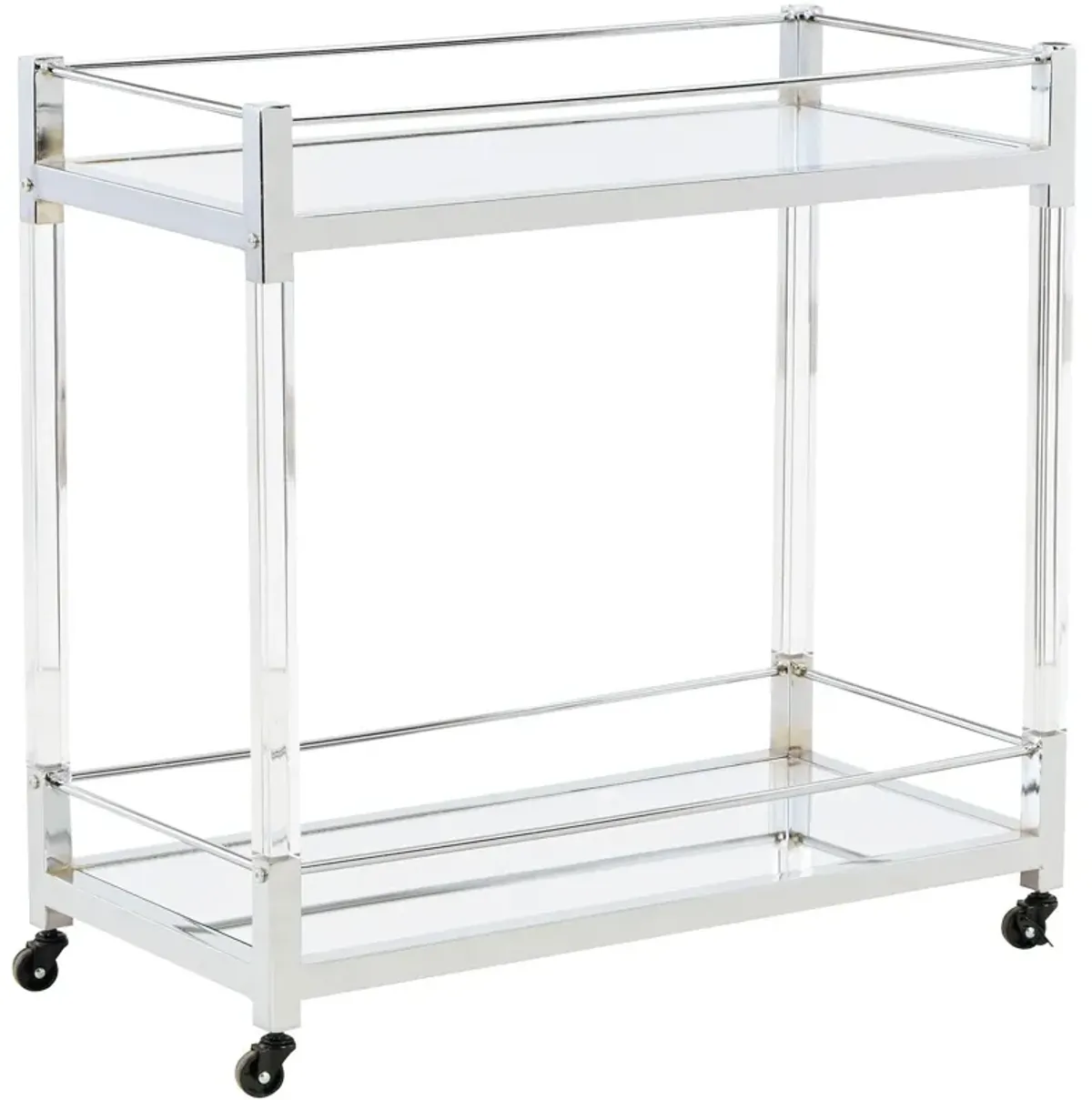 Ashley Furniture | Chaseton Bar Cart | Silver