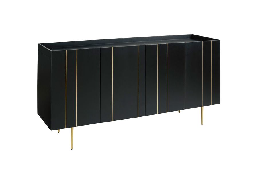 Ashley Furniture | Brentburn Accent Cabinet | Black