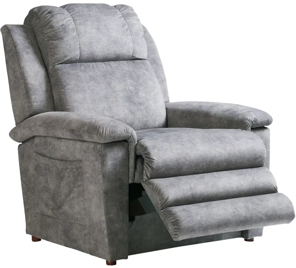 La-Z-Boy | Clayton Gold Lux-Lift Heat and Massage Recliner Chair | Charcoal