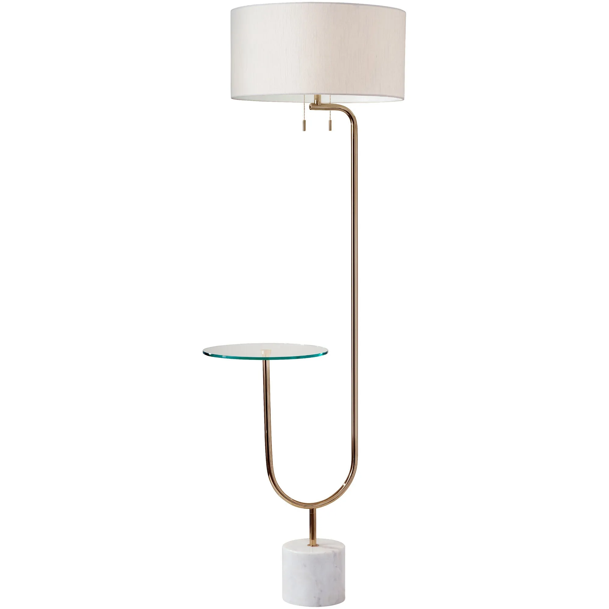 Adesso | Sloan Floor Lamp | Polished Nickel