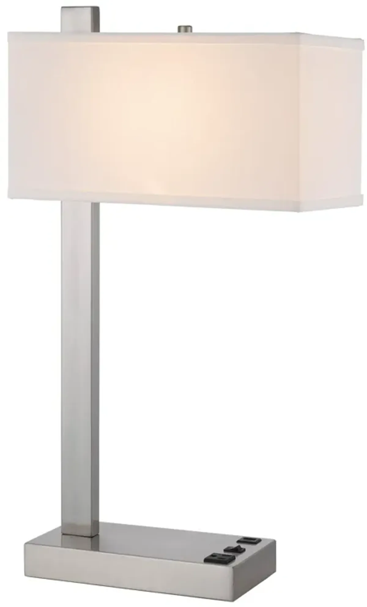 | Drancy Table Lamp | Brushed Steel