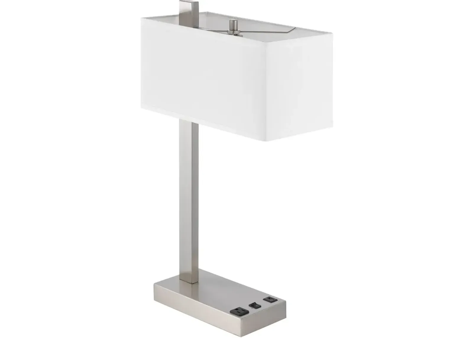 | Drancy Table Lamp | Brushed Steel